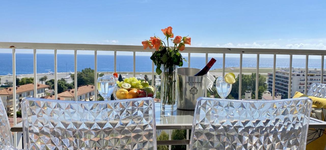 Panoramic Sea View - Air-Conditioning - Balcony - Tramway - 2 Bedrooms - Wifi - Fully Equipped Kitchen Nice Ngoại thất bức ảnh