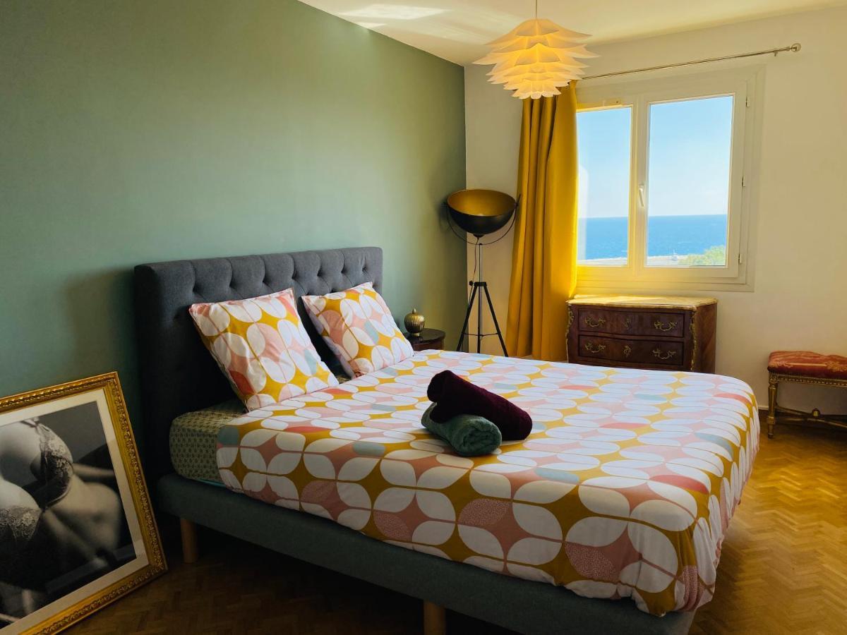 Panoramic Sea View - Air-Conditioning - Balcony - Tramway - 2 Bedrooms - Wifi - Fully Equipped Kitchen Nice Ngoại thất bức ảnh