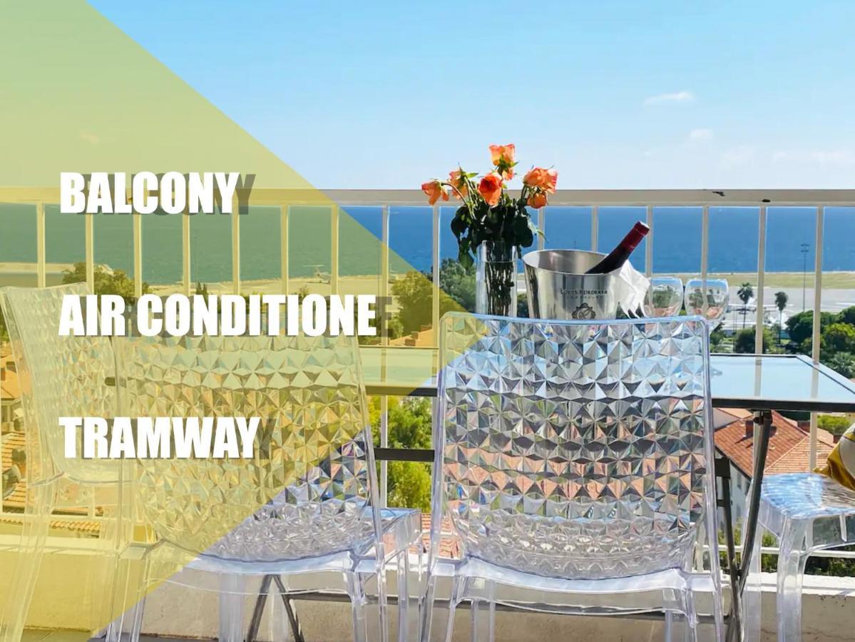 Panoramic Sea View - Air-Conditioning - Balcony - Tramway - 2 Bedrooms - Wifi - Fully Equipped Kitchen Nice Ngoại thất bức ảnh