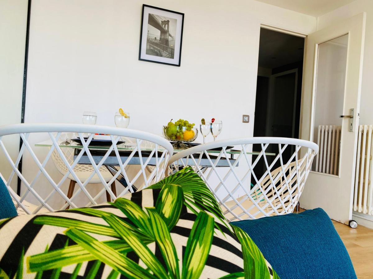 Panoramic Sea View - Air-Conditioning - Balcony - Tramway - 2 Bedrooms - Wifi - Fully Equipped Kitchen Nice Ngoại thất bức ảnh